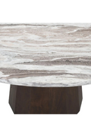 Round Marble Brown Dining Table | Richmond Interiors Oberoy | Oroatrade.com