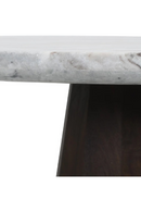Round Marble Brown Dining Table | Richmond Interiors Oberoy | Oroatrade.com