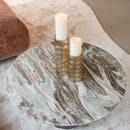 Round Marble Brown Coffee Table | Richmond Interiors Oberoy