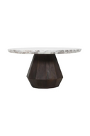 Round Marble Brown Coffee Table | Richmond Interiors Oberoy | Oroatrade.com