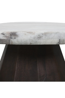 Round Marble Brown Coffee Table | Richmond Interiors Oberoy | Oroatrade.com