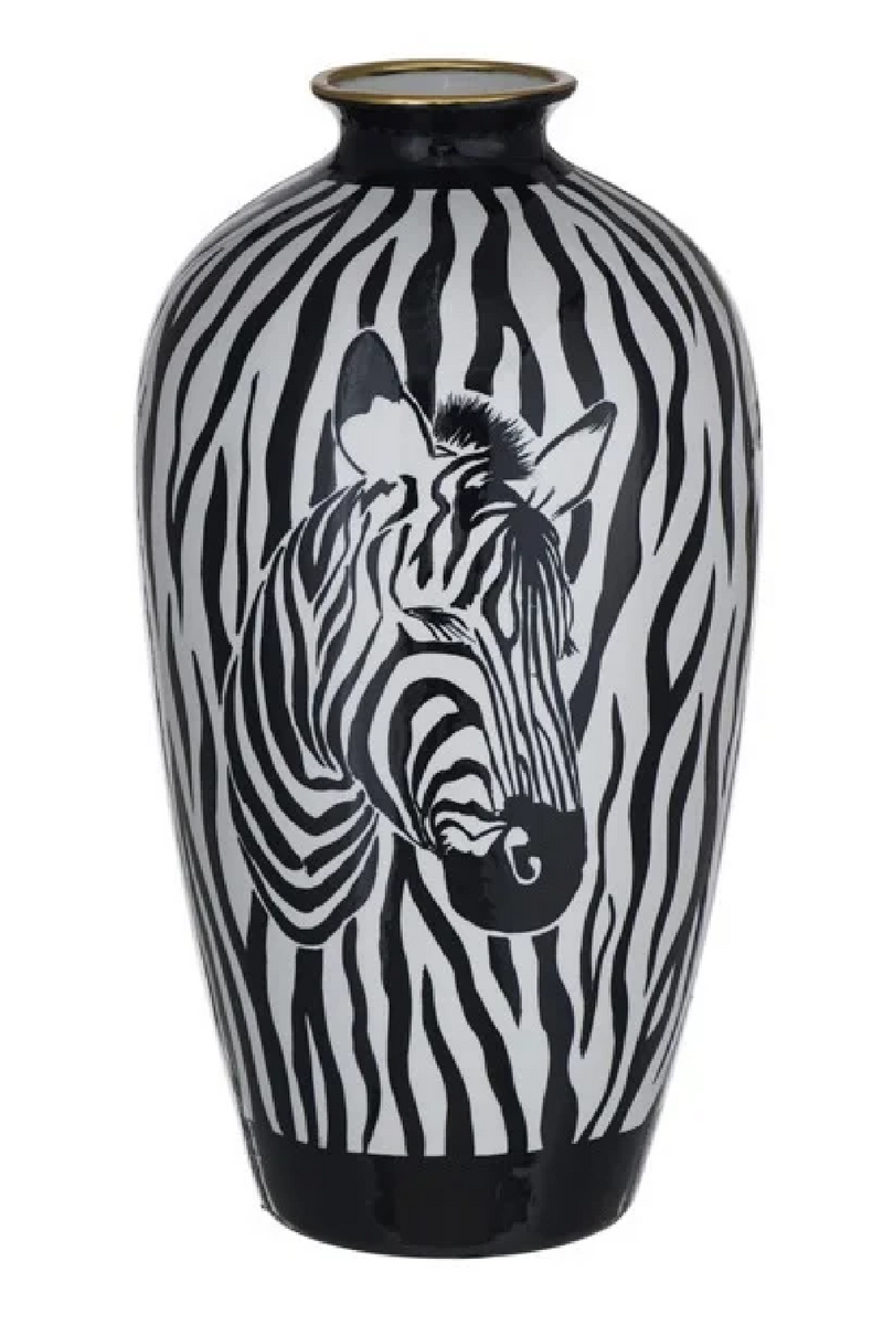 Zebra Print Vase | OROA Lizia | Oroatrade.com