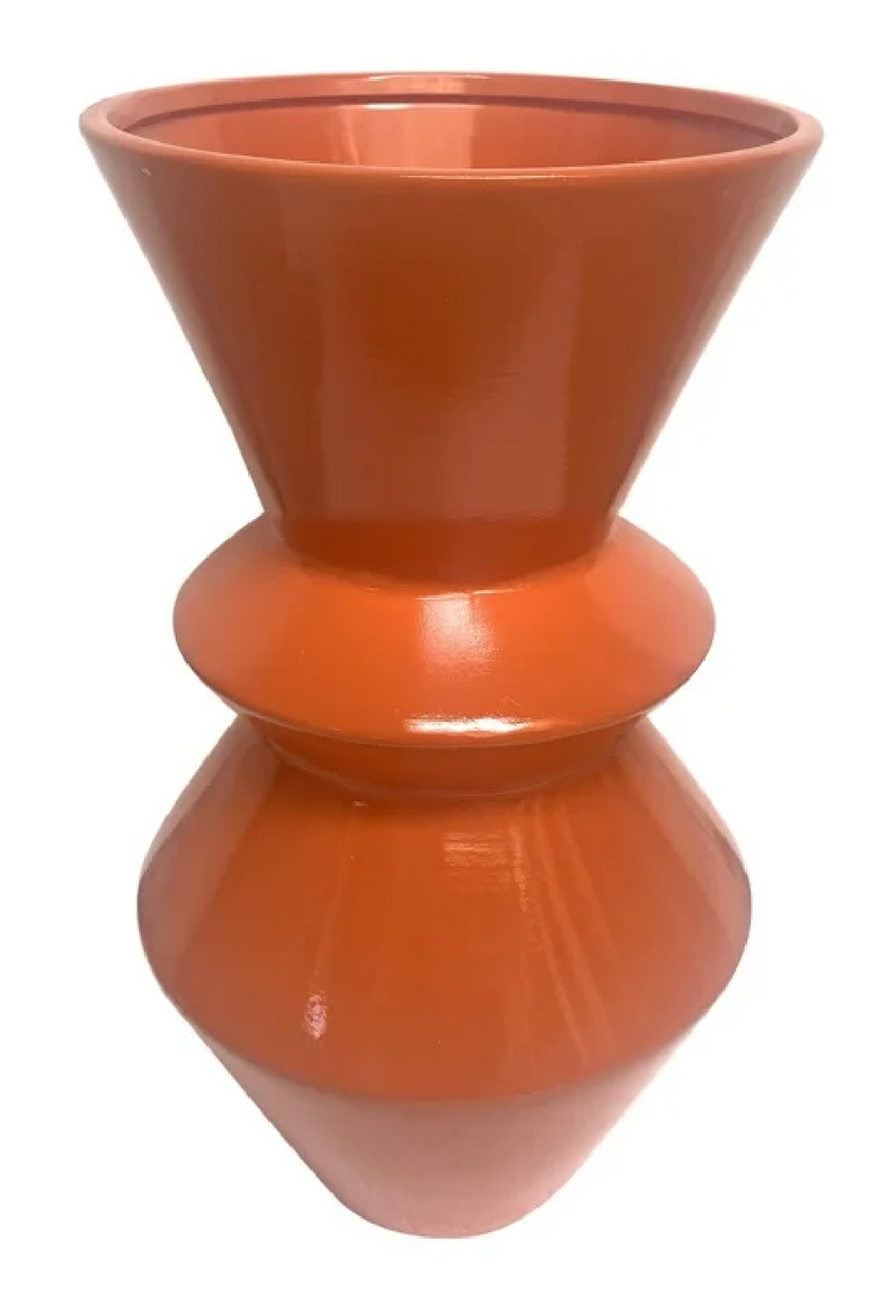 Orange Clay Vase | OROA Leana | Oroatrade.com