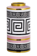 Printed Cylindrical Vase | Richmond Interiors Leora | Oroatrade.com