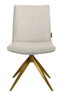 Beige Chenille Swivel Chair | Richmond Interiors Dakota | Oroatrade.com
