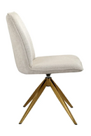 Beige Chenille Swivel Chair | Richmond Interiors Dakota | Oroatrade.com