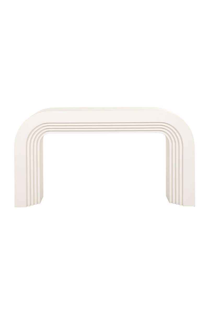 White Arched Console Table | OROA Rainbow | Oroatrade.com