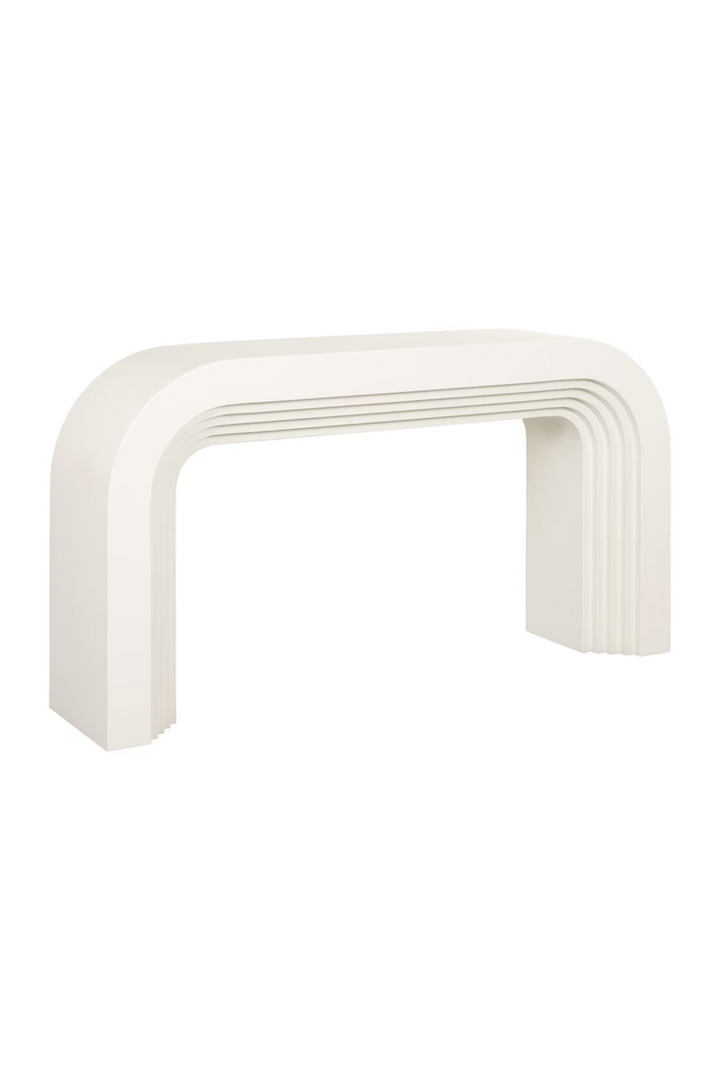 White Arched Console Table | OROA Rainbow | Oroatrade.com