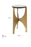 Glass Top End Table | Richmond Interiors Avery | Oroatrade.com