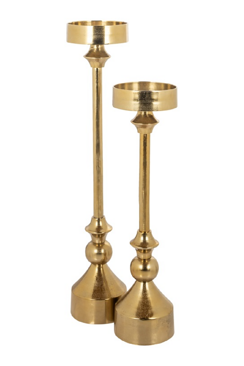 Gold Classic Candle Holder S | OROA Presley