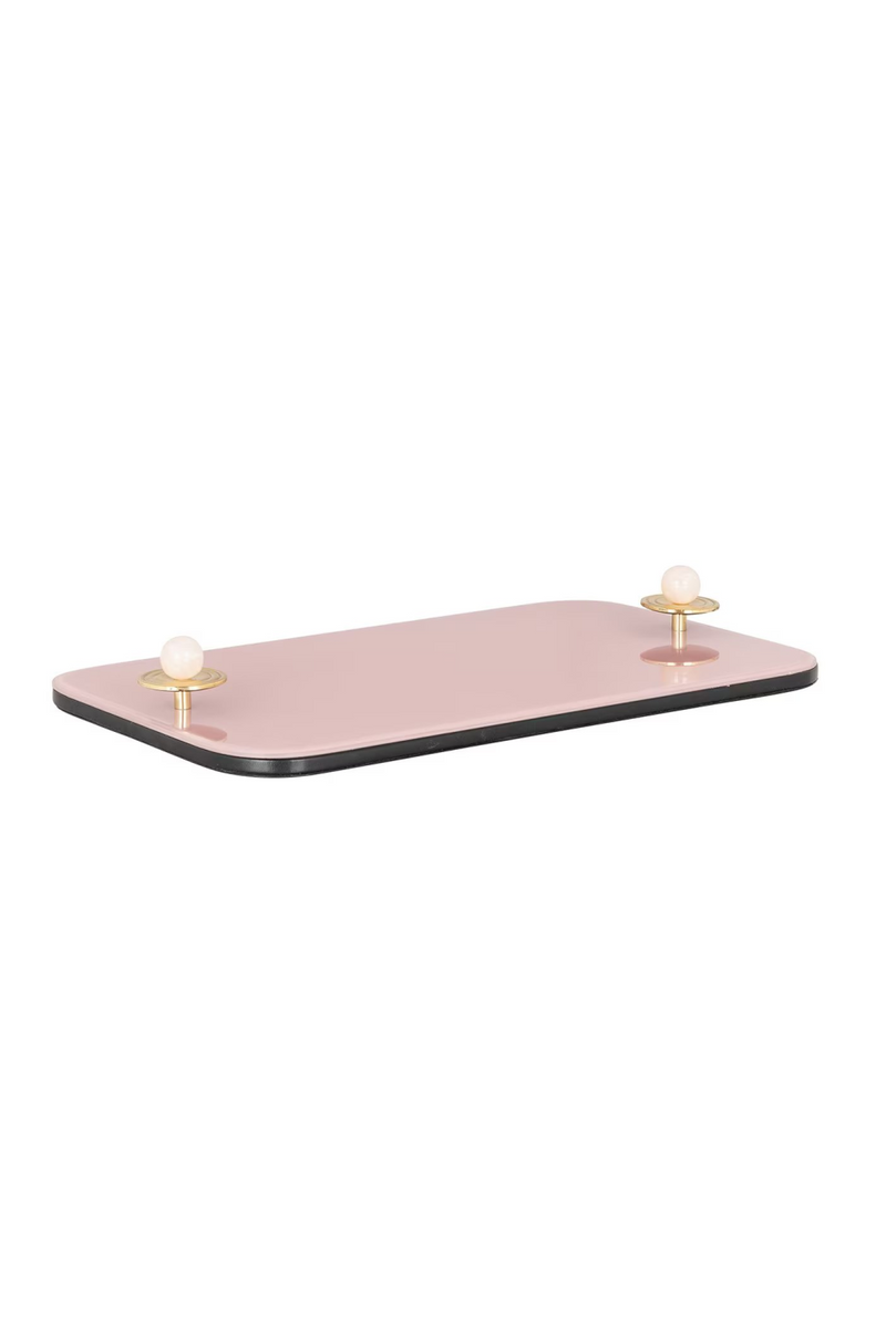 Pink Glass Tray | OROA Jalien | Oroatrade.com