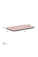 Pink Glass Tray | Richmond Interiors Jalien | Oroatrade.com