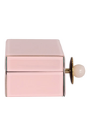 Pink Glass Storage Box | Richmond Interiors Jamila | Oroatrade.com