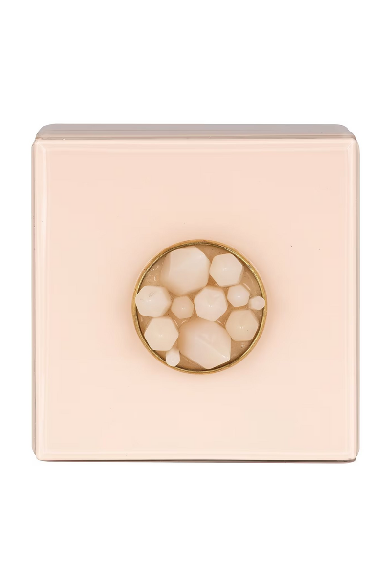 Pink Glass Storage Box | OROA Jalisa | Oroatrade.com