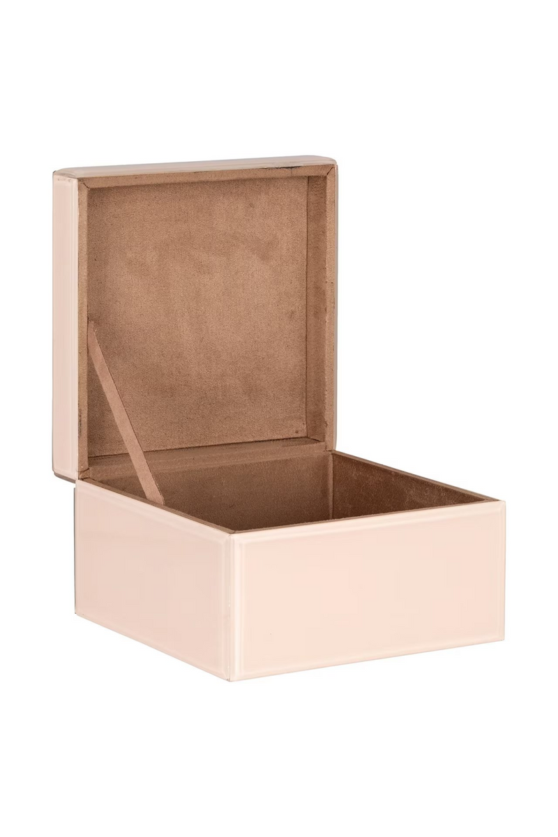 Pink Glass Storage Box | OROA Jalisa | Oroatrade.com