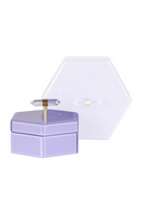 Purple Hexagon Storage Box | Richmond Interiors Jutta | Oroatrade.com