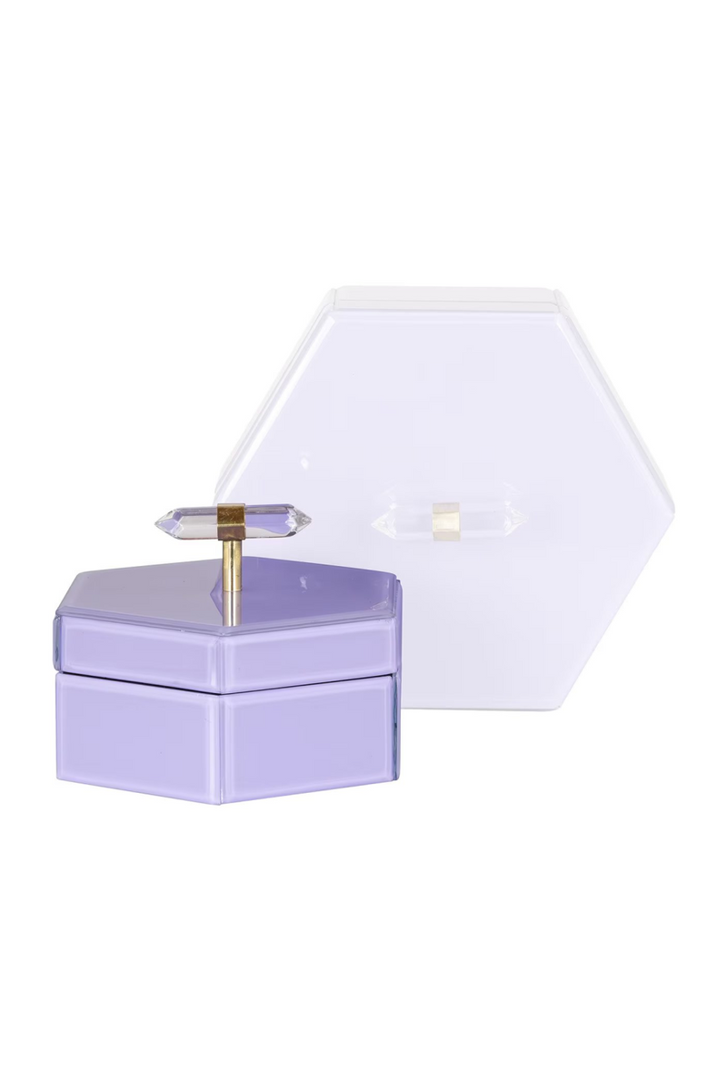 Purple Hexagon Storage Box | OROA Jutta | Oroatrade.com