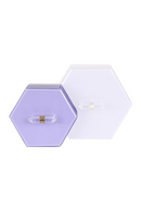 Purple Hexagon Storage Box | Richmond Interiors Jutta | Oroatrade.com