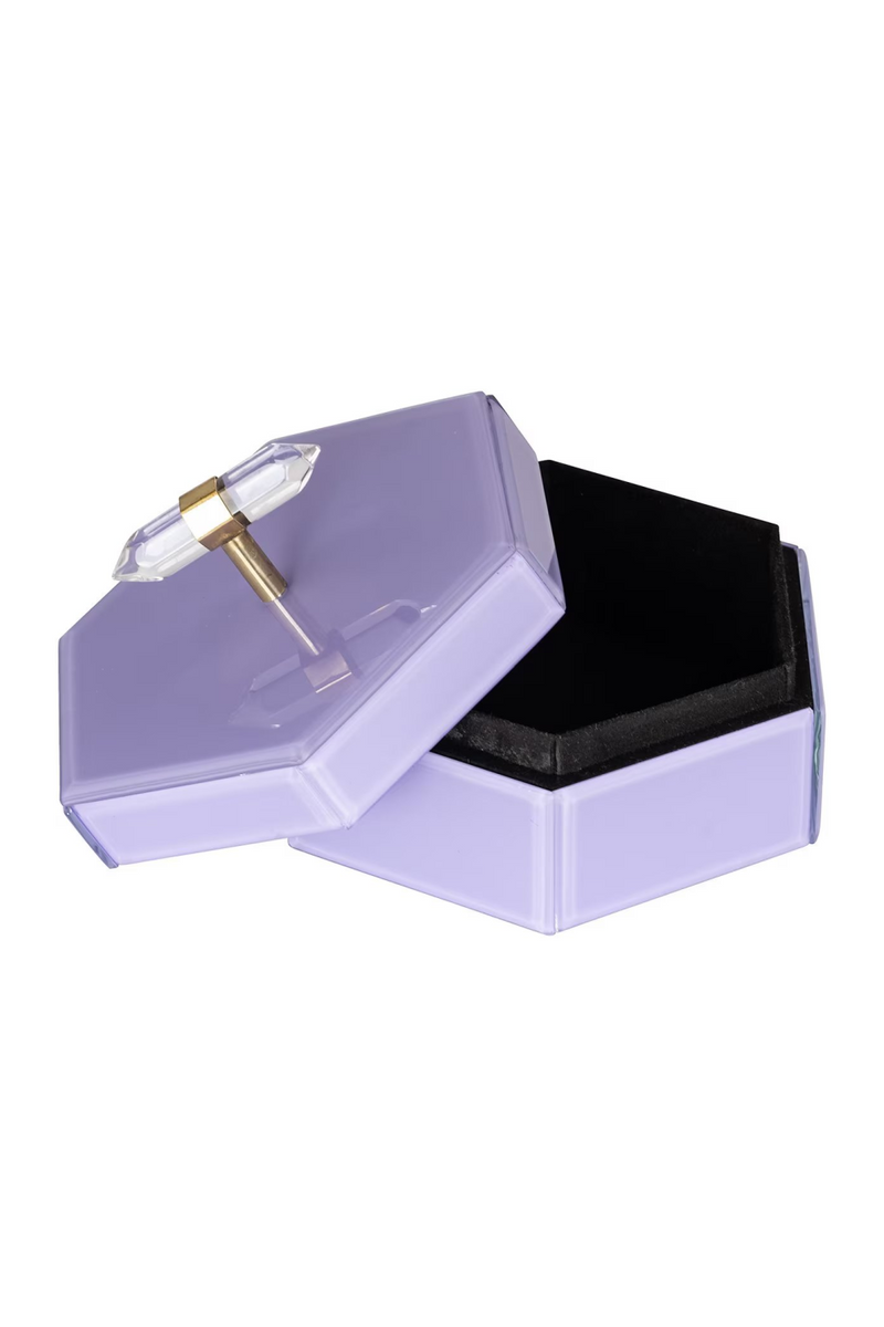 Purple Hexagon Storage Box | OROA Jutta | Oroatrade.com