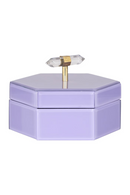 Purple Hexagon Storage Box | Richmond Interiors Jutta | Oroatrade.com