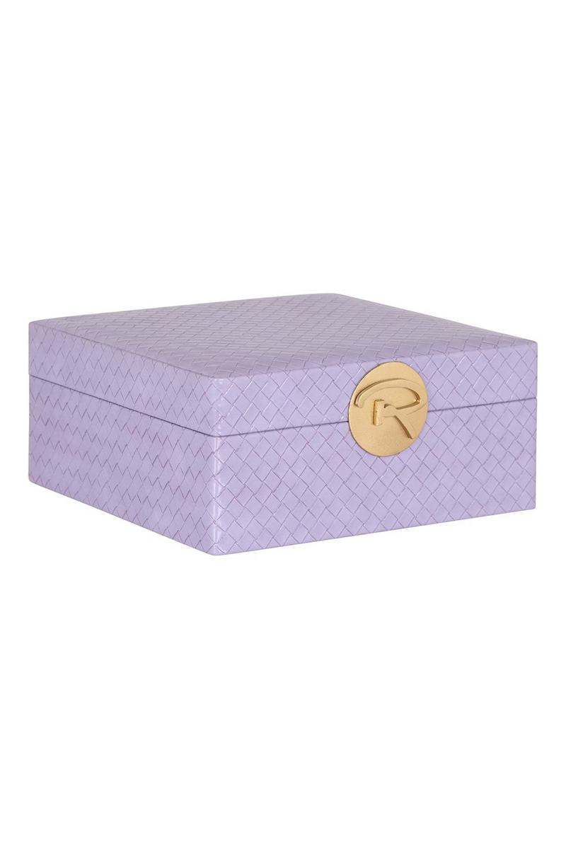 Purple Lattice Jewelry Box | OROA Joelle | Oroatrade.com