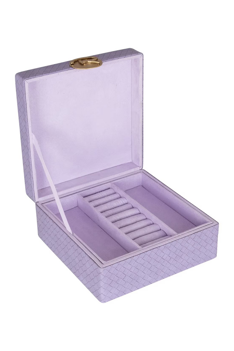 Purple Lattice Jewelry Box | OROA Joelle | Oroatrade.com