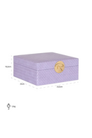Purple Lattice Jewelry Box | Richmond Interiors Joelle | Oroatrade.com