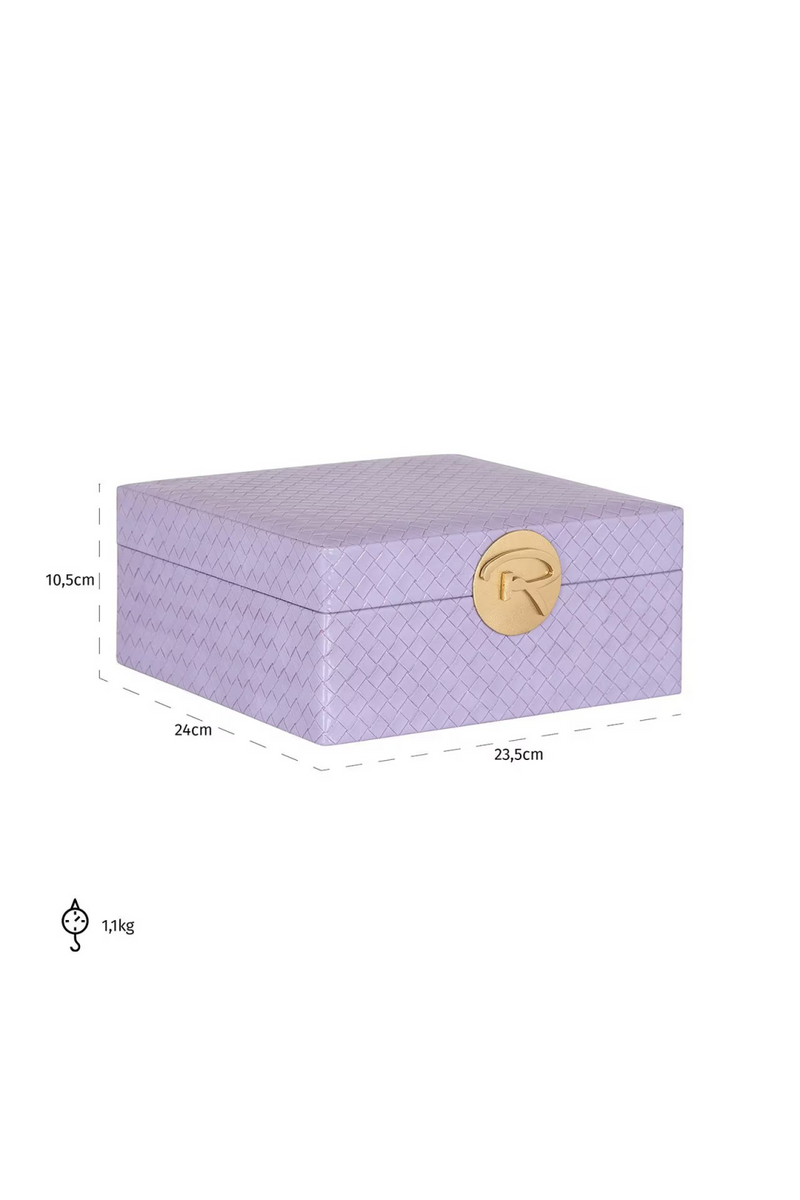 Purple Lattice Jewelry Box | OROA Joelle | Oroatrade.com