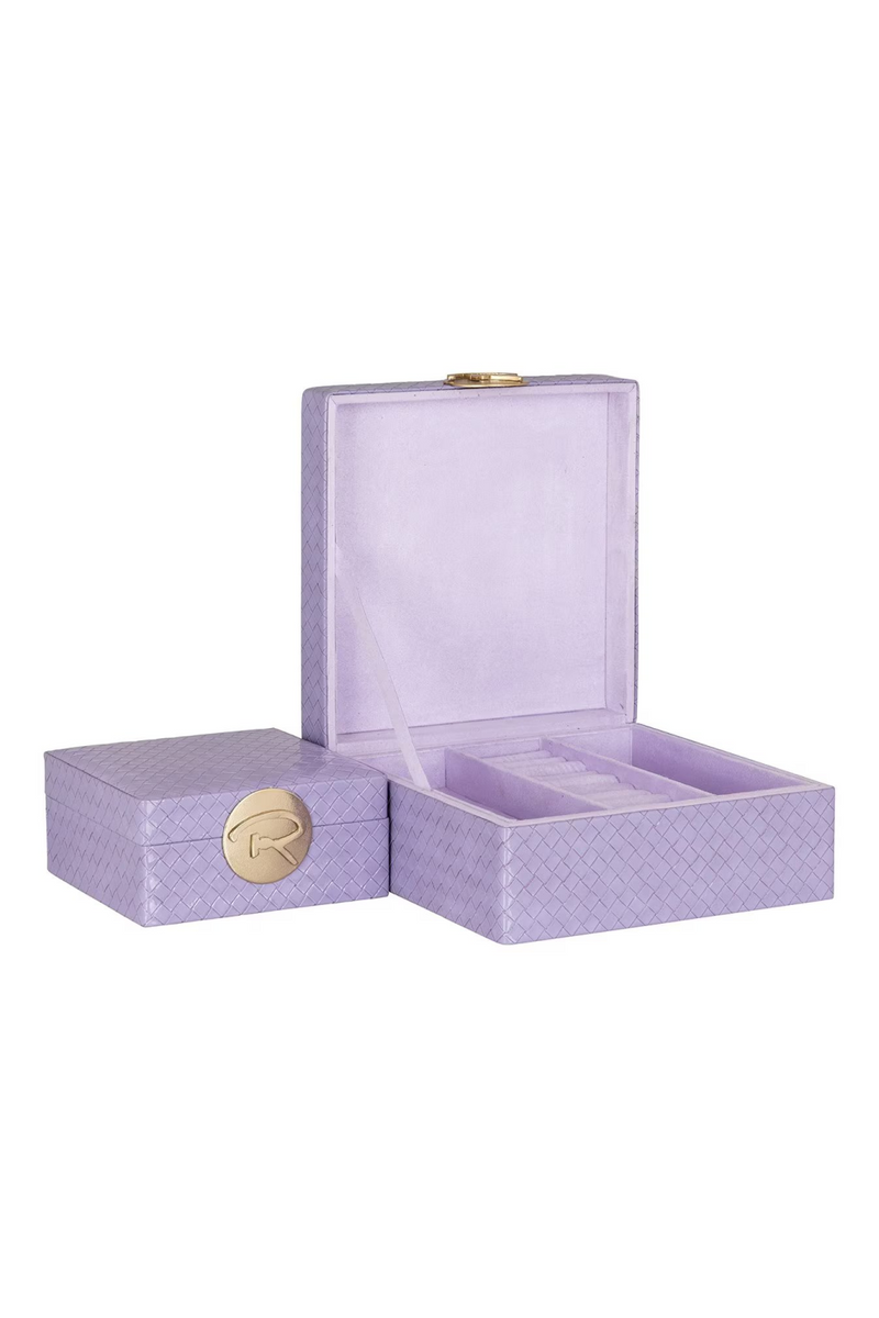 Purple Lattice Jewelry Box | OROA Joelle | Oroatrade.com