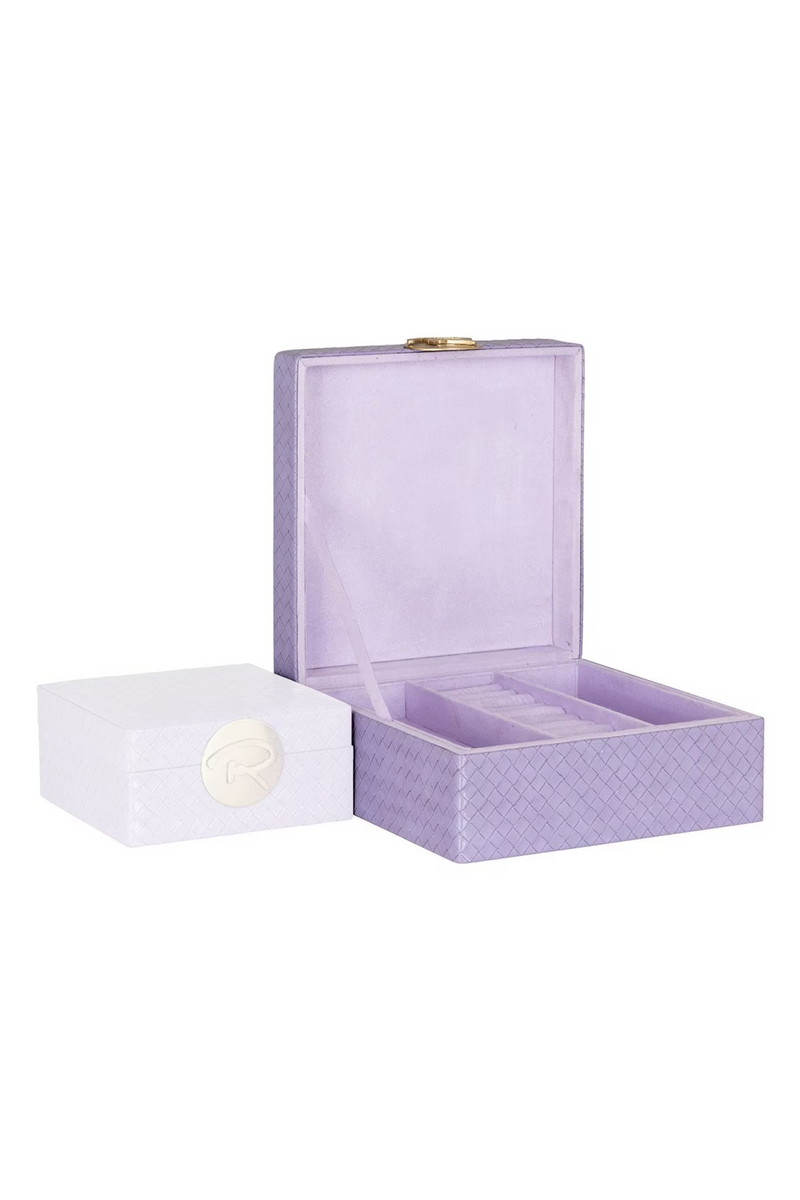 Purple Lattice Jewelry Box | OROA Joelle | Oroatrade.com