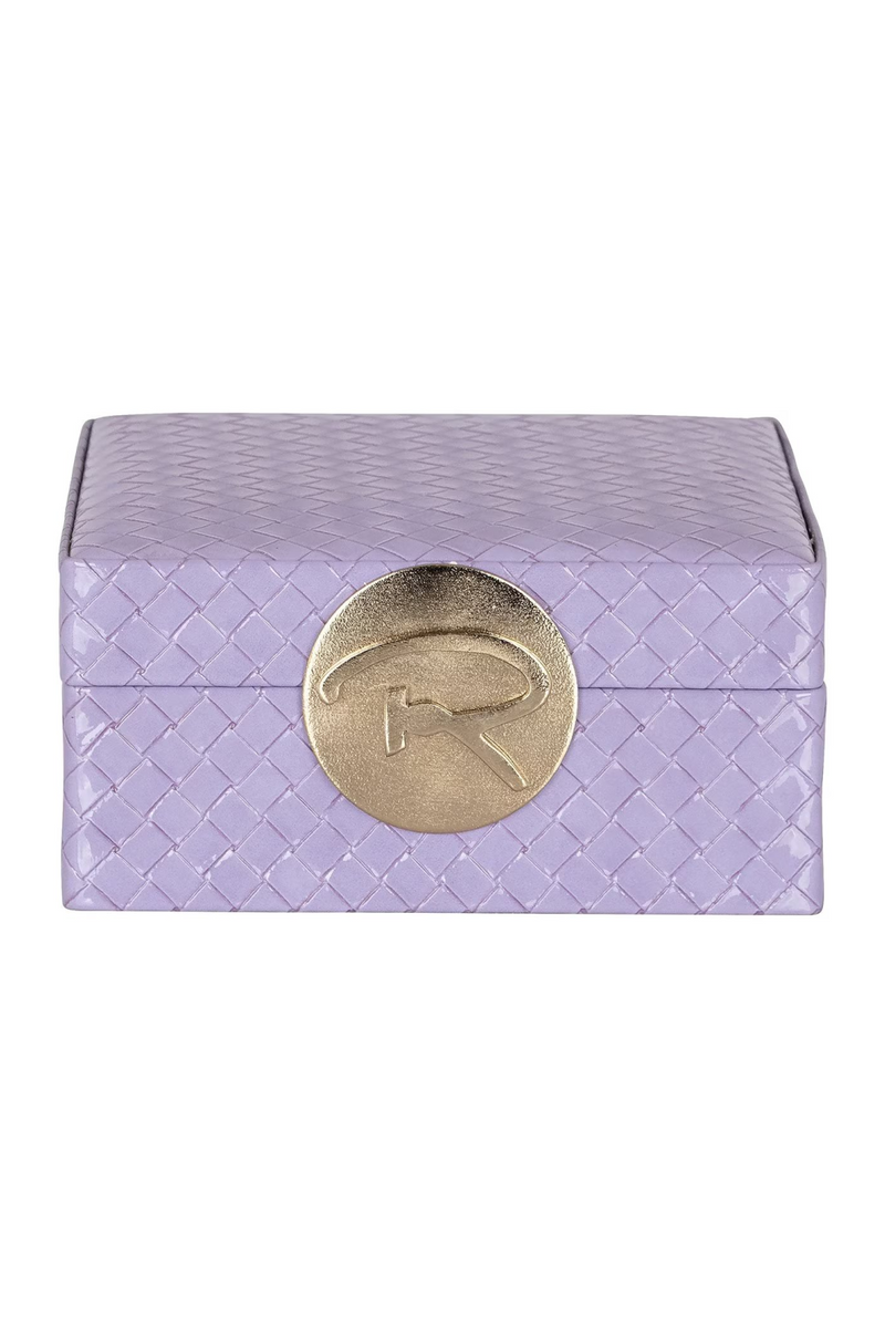 Purple Lattice Jewelry Box | OROA Joelle | Oroatrade.com