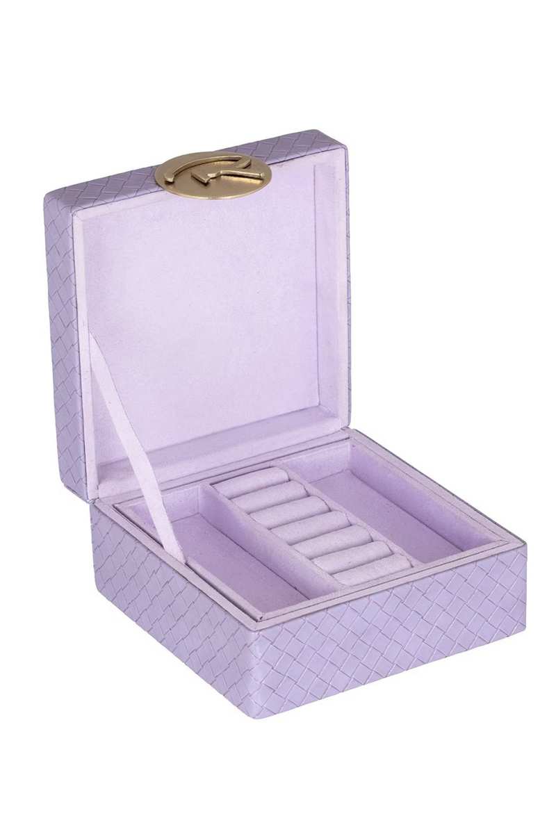 Purple Lattice Jewelry Box | OROA Joelle | Oroatrade.com