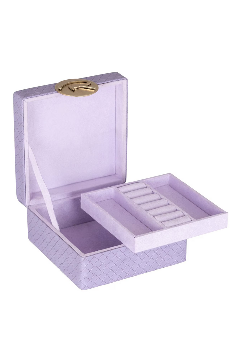 Purple Lattice Jewelry Box | OROA Joelle | Oroatrade.com