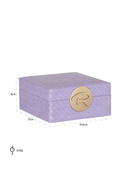 Purple Lattice Jewelry Box | Richmond Interiors Joelle | Oroatrade.com