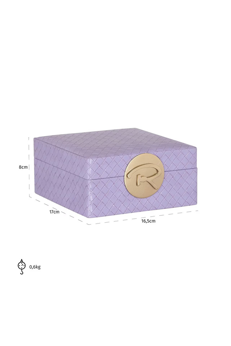 Purple Lattice Jewelry Box | OROA Joelle | Oroatrade.com