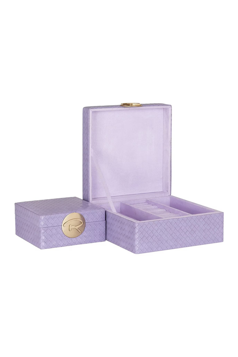 Purple Lattice Jewelry Box | OROA Joelle | Oroatrade.com