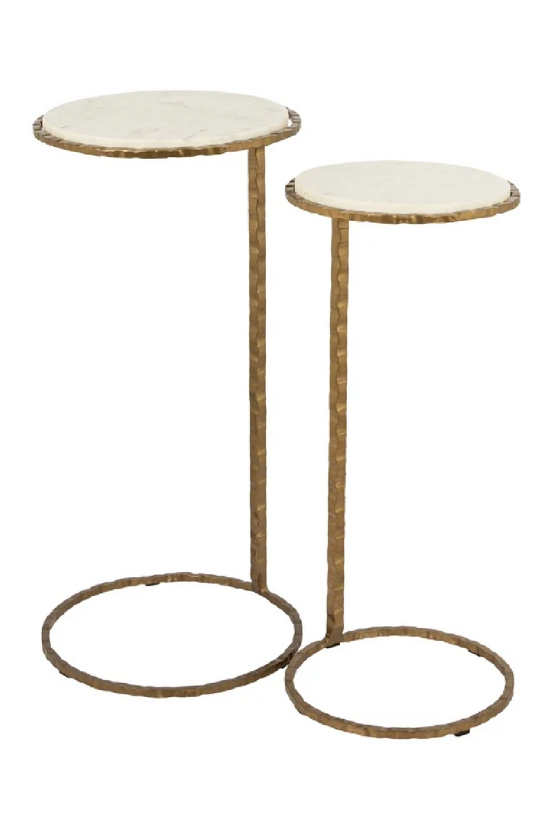 Marble Top End Table Set (2) | OROA Scofield | Oroatrade.com