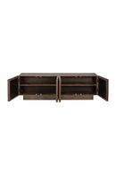 Mango Wood 4-Door TV Unit | Richmond Interiors Bryant | Oroatrade.com