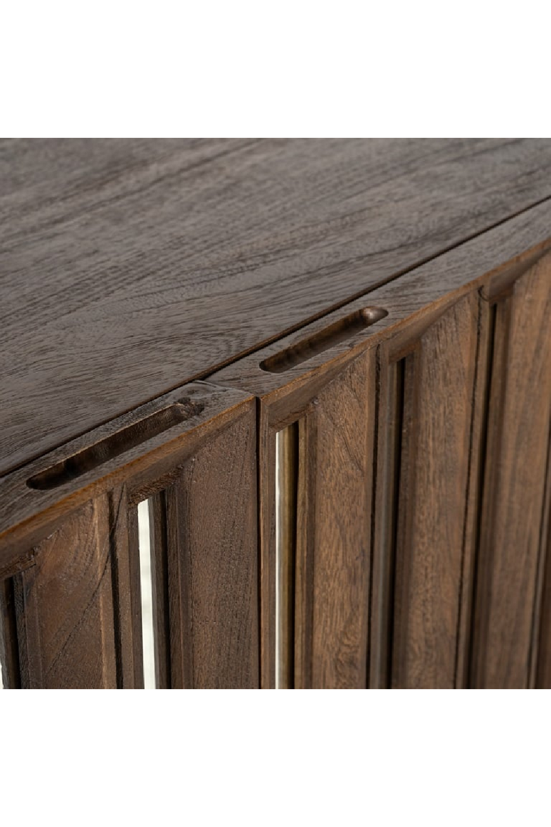 Mango Wood 4-Door Sideboard | OROA Bryant | Oroatrade.com