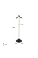 Black Aluminum Coat Rack | Richmond Interiors Balley | Oroatrade.com