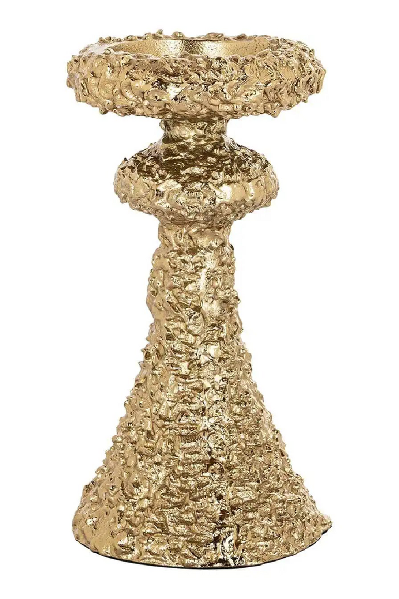 Gold Textured Candle Holder | OROA July | Oroatrade.com