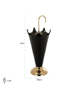 Black Aluminum Umbrella Stand | Richmond Interiors  Jytte | Oroatrade.com