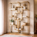 Geometrical Gold Cabinet | Richmond Interiors Magnus