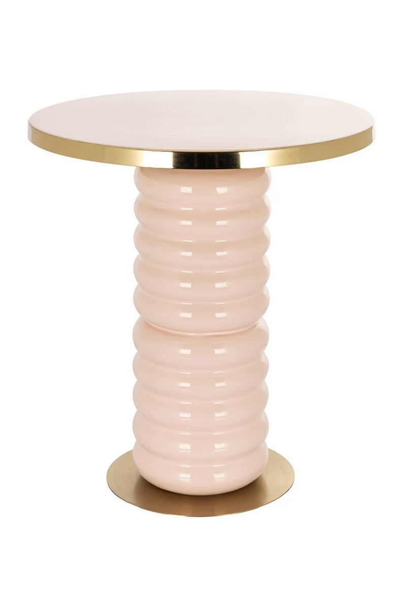 Pink Pedestal End Table | OROA Bonsai | Oroatrade.com