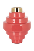 Brass Plated Layer Vase | Richmond Interiors Akelei | Oroatrade.com