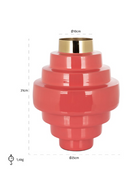 Brass Plated Layer Vase | Richmond Interiors Akelei | Oroatrade.com