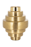 Brass Plated Layer Vase | Richmond Interiors Akelei | Oroatrade.com