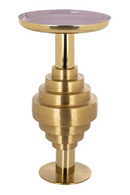 Gold Sculptural End Table | Richmond Interiors Empire | Oroatrade.com