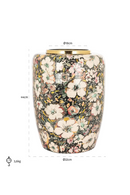 Floral Enamel Vase | Richmond Interiors Chumono | Oroatrade.com