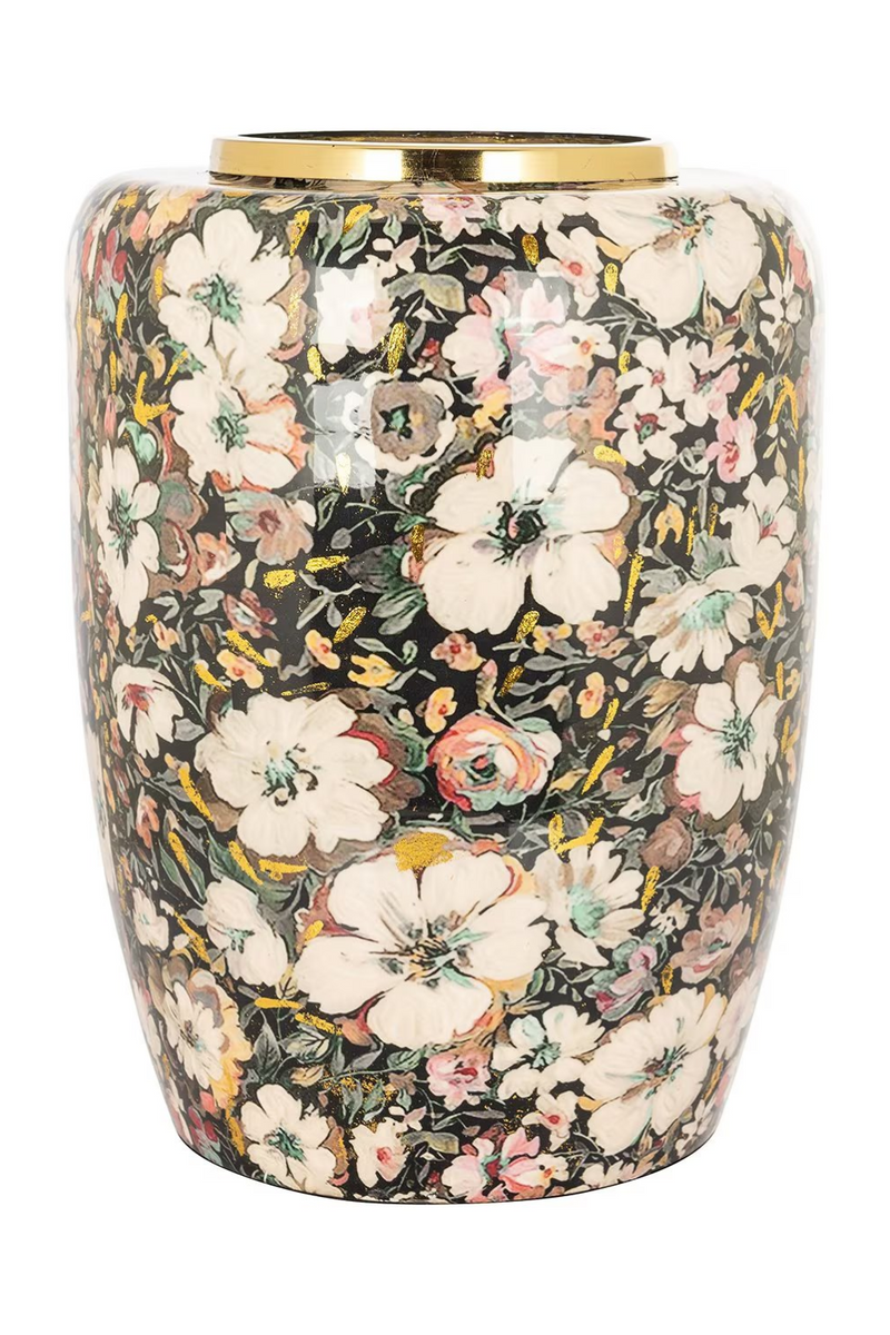 Floral Enamel Vase | OROA Chumono | Oroatrade.com